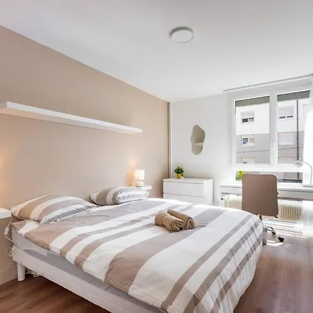 Le Chaleureux, 68M2, 6 Personnes, 3 Chambres, Avec Climatisation Nancy